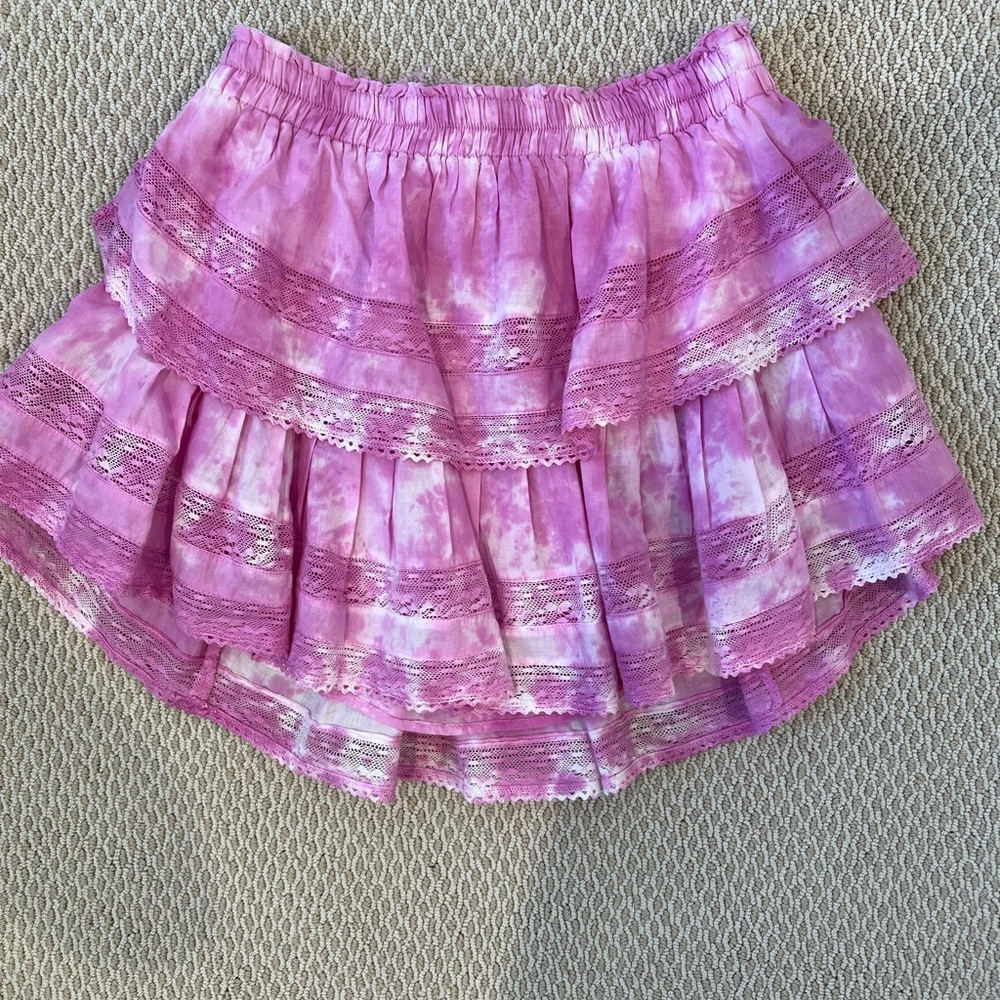 LoveShack Fancy mini skirt. Used- like new. SF, PF home.